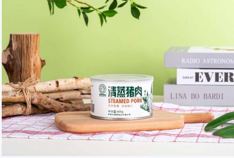 松仁火腿午餐肉，剂防腐剂和激素，保质期三年。
