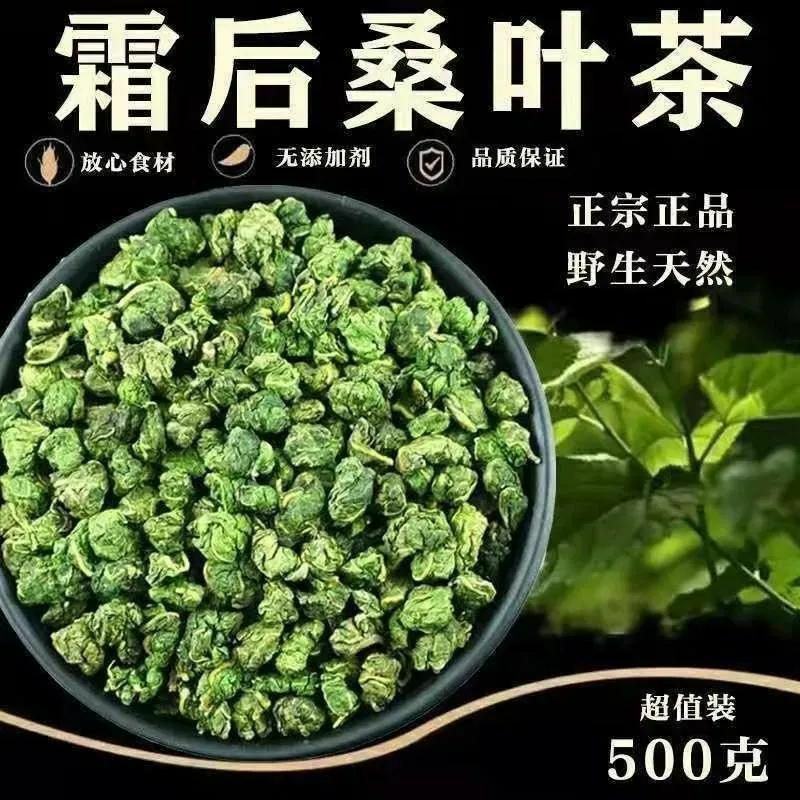 桑叶茶老树霜后桑叶茶正品新鲜霜后桑叶干新鲜桑叶冬桑叶泡茶