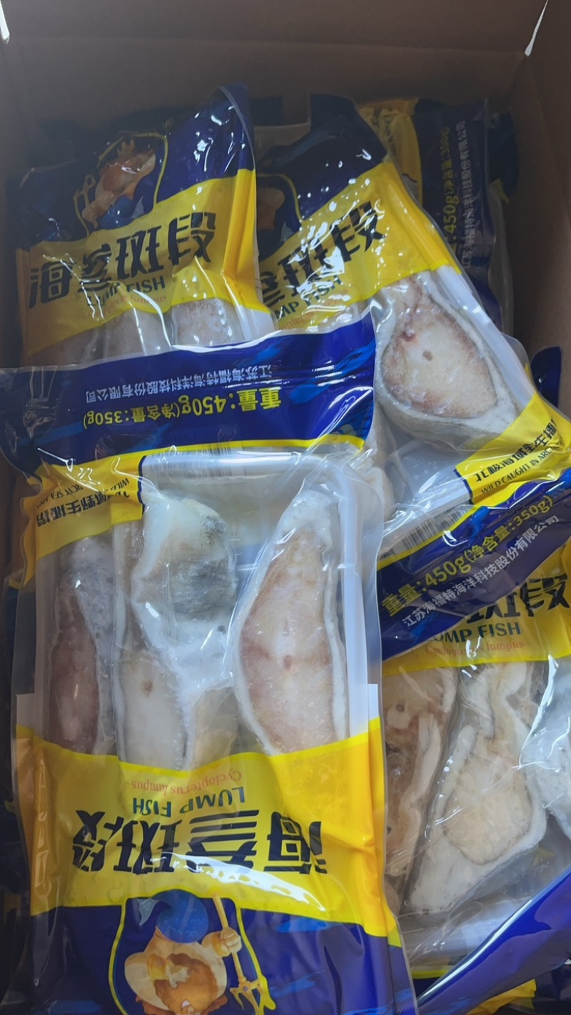 海参斑切片整条海参斑深海鱼海参斑鱼冰岛石斑鱼软骨