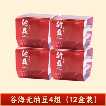 谷海元纳豆非转基因即食辣味纳豆