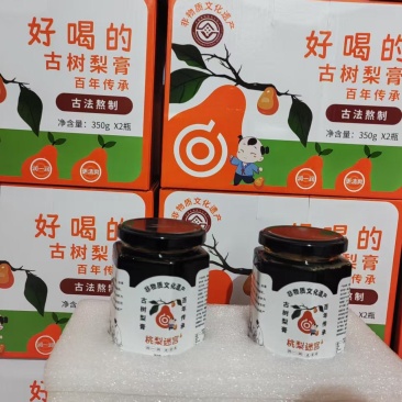 安徽砀山非遗产品古树梨膏百年传承古法熬