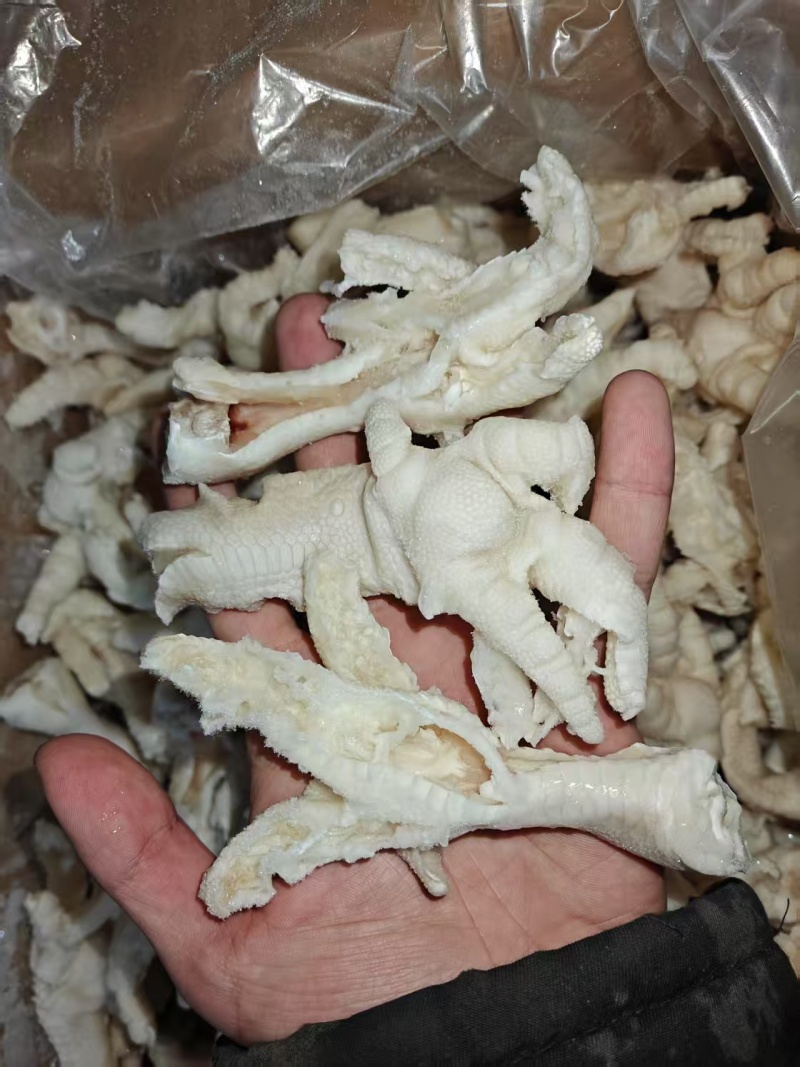 纯干去骨鸡爪，冷库现场实拍，干冰的不是包冰的哦