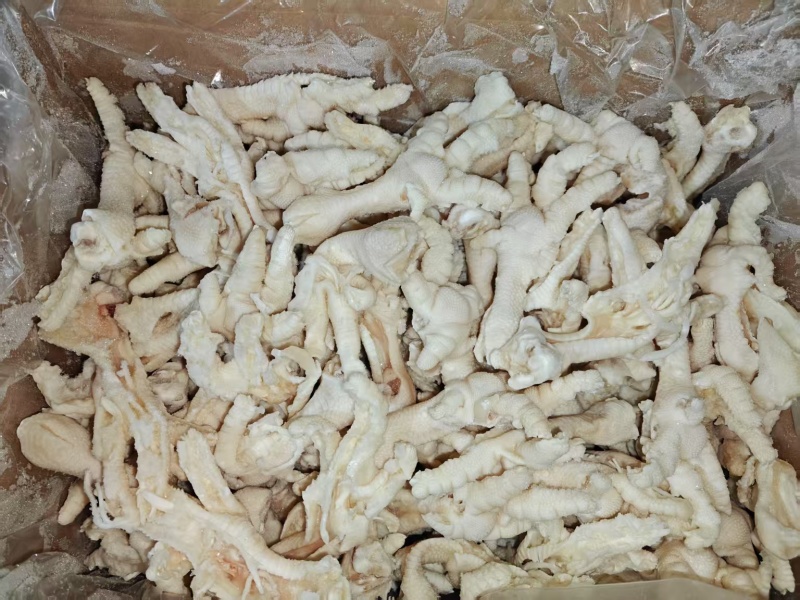 纯干去骨鸡爪，冷库现场实拍，干冰的不是包冰的哦