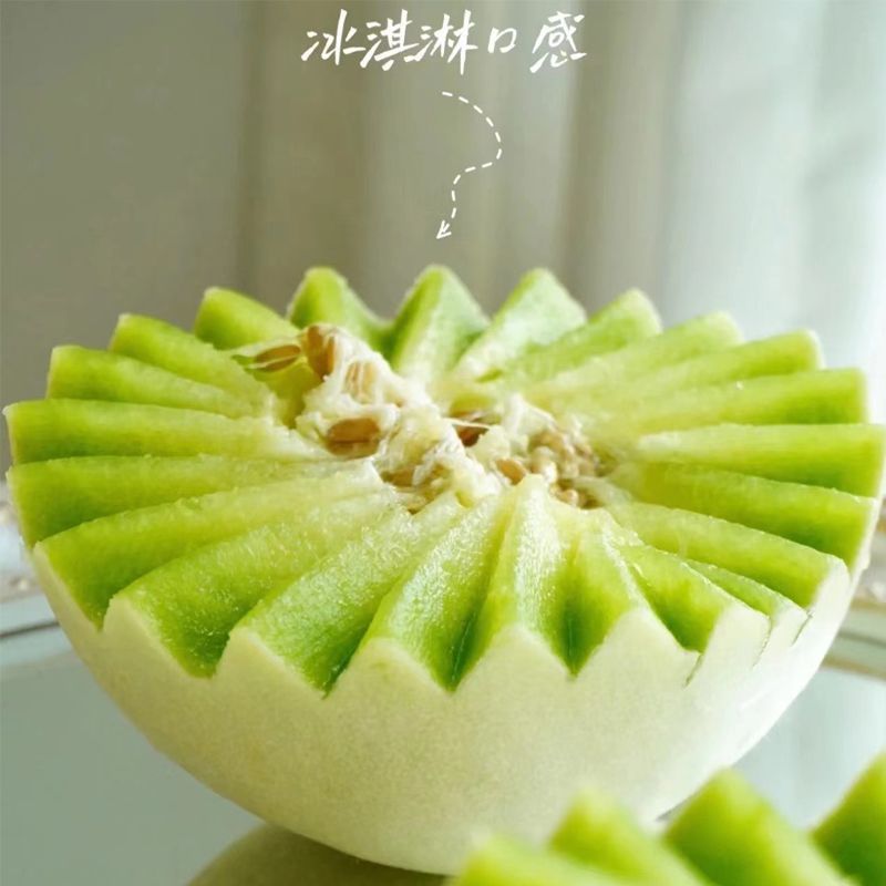 南汇头茬玉菇甜瓜，产地直发，品质保证，可对接电商商超等