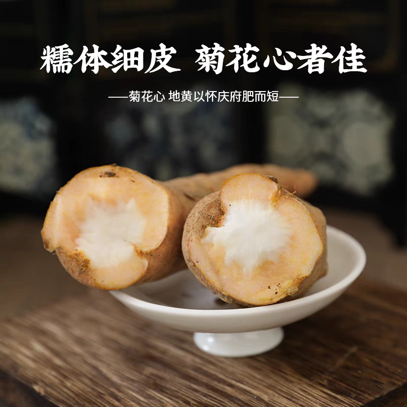 鲜地黄正宗河南焦作新鲜怀生地黄现挖现中药生地熟地黄武陟