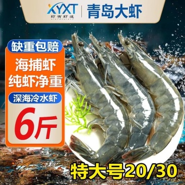 顺丰包邮）大虾鲜活新鲜冷冻超大虾白虾多省包邮免运费
