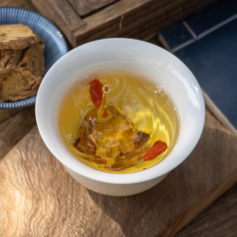 野生秦艽大片粗茎秦艽根片秦九