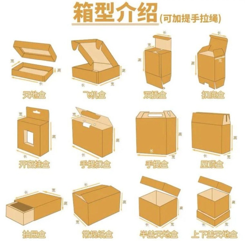包装盒纸箱水果礼品盒坚果礼盒物流包装箱4