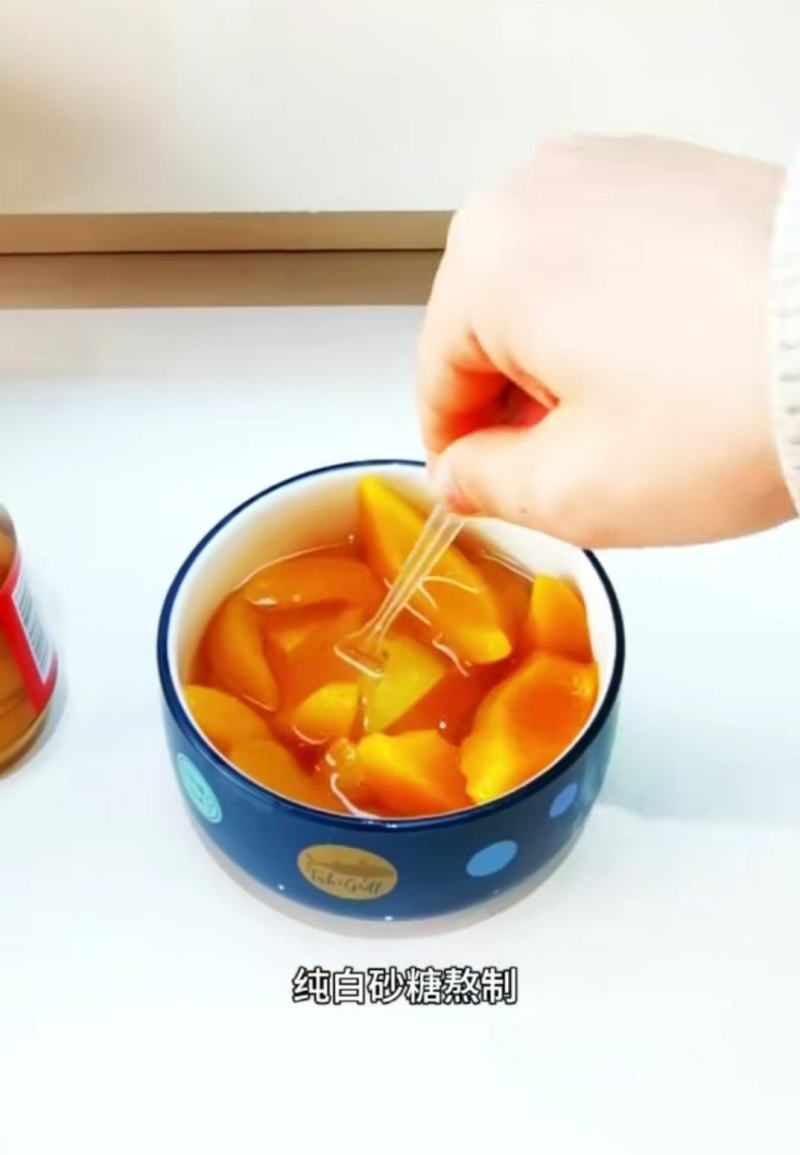 枣阳黄桃罐头口感香甜细腻支持一件代发