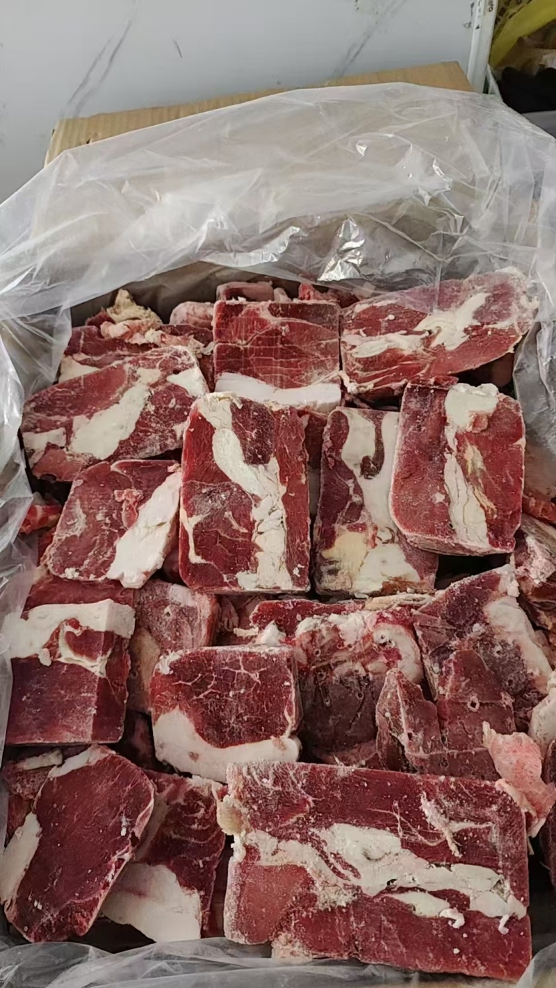 本地羊肉头切片剩下的肉头