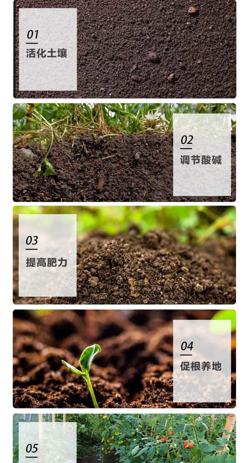 松土菌微生物菌剂调理酸碱提高肥力疏松土壤瓜果蔬菜