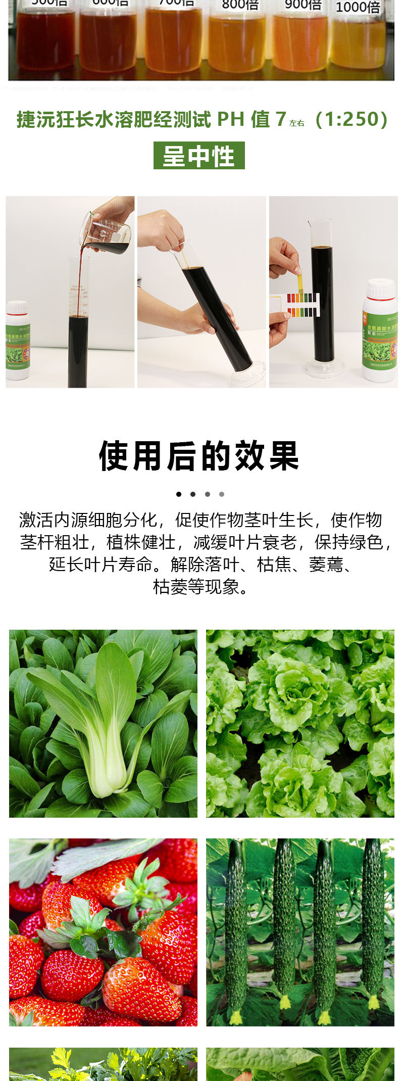 【厂家推荐】狂长含氨基酸水溶肥叶面肥养根壮根促长肥料