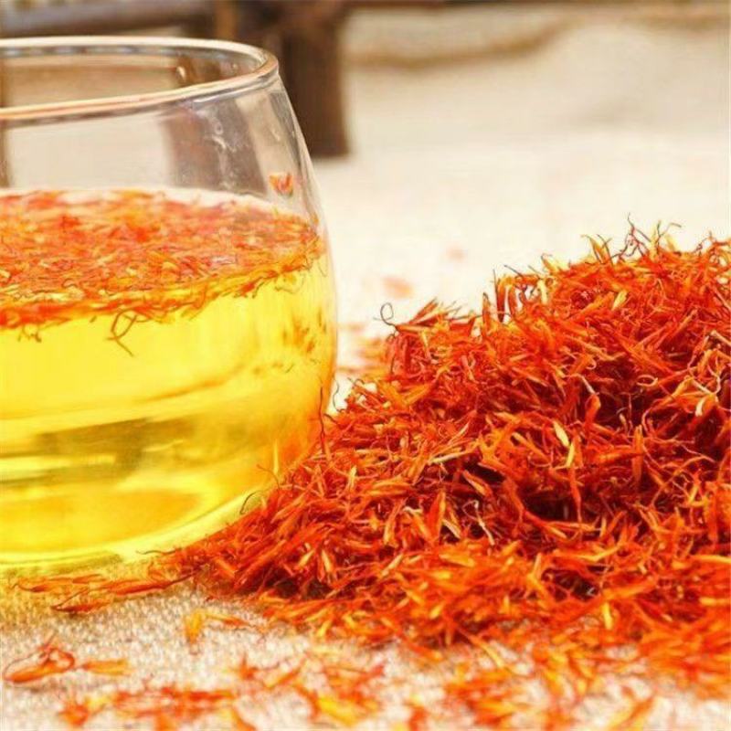 红花新疆特级红花泡脚泡茶泡酒正品红花草红花艾叶红花草红花