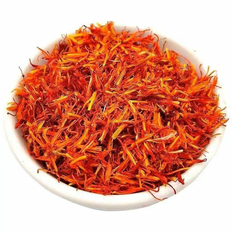 红花新疆特级红花泡脚泡茶泡酒正品红花草红花艾叶红花草红花