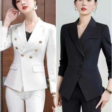 140件实体店回收高品质女装职业气质西装外套。图