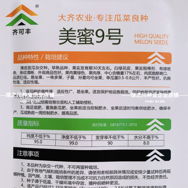 美蜜9号甜瓜种子酥脆香甜薄皮甜瓜种籽博洋9类型甜瓜香瓜籽