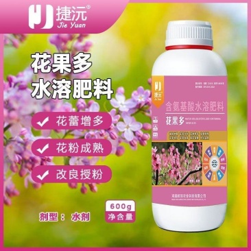 花果多含氨基酸水溶肥叶面肥改良授粉花芽增多果蔬肥料