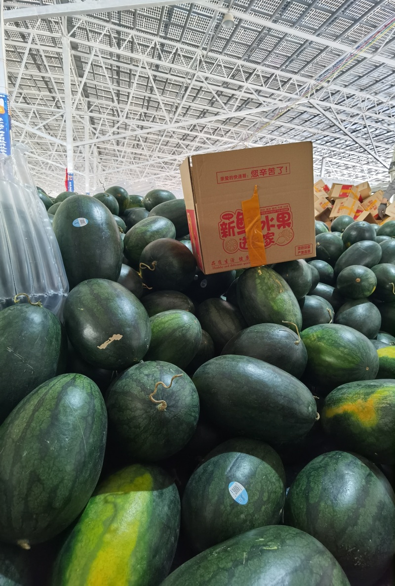 黑美人西瓜，产地发货，电商代发、落地配，社区团购，市场等