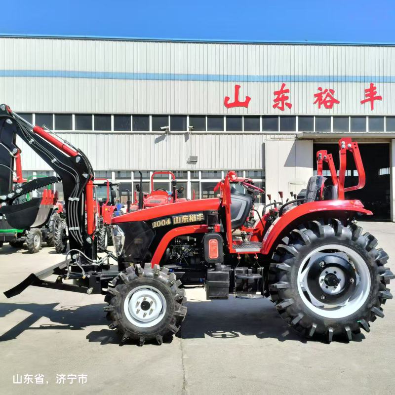 大马力拖拉机1004四驱耕地机水田打浆机20型挖机