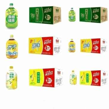 统一冰红茶绿茶冰糖雪梨一箱10瓶每瓶1L6.8元一箱