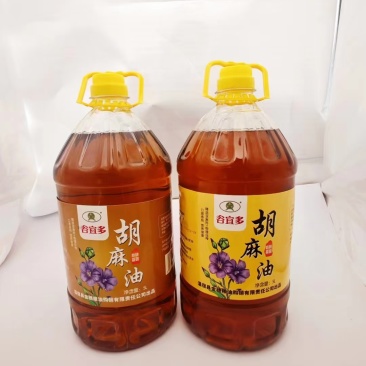 新疆纯胡麻油冷榨亚麻籽油营养成分不受损一手货源