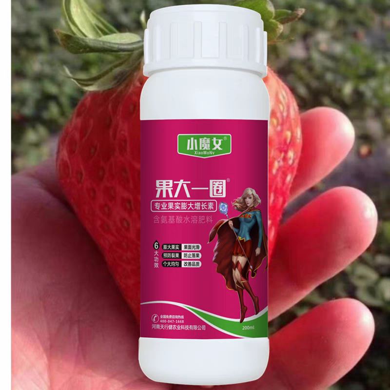 果大一圈草莓番茄子葡萄猕猴桃专用增产膨大拉长素叶面肥