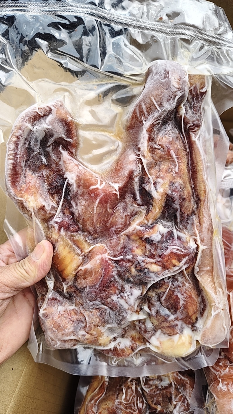 卤青猪头肉真空包装均匀适合所有人群食用1件20斤常年批发