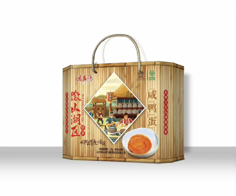 可出口，微山湖咸鸭蛋，古法腌制，中高端礼盒装