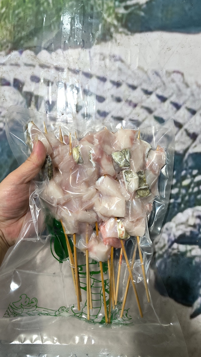 鳄鱼肉串