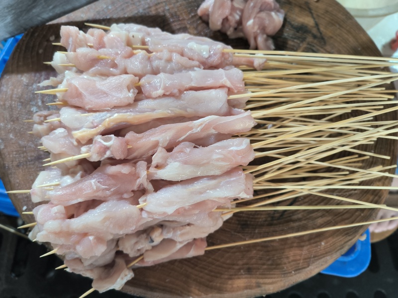 鳄鱼肉串
