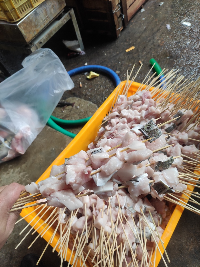 鳄鱼肉串