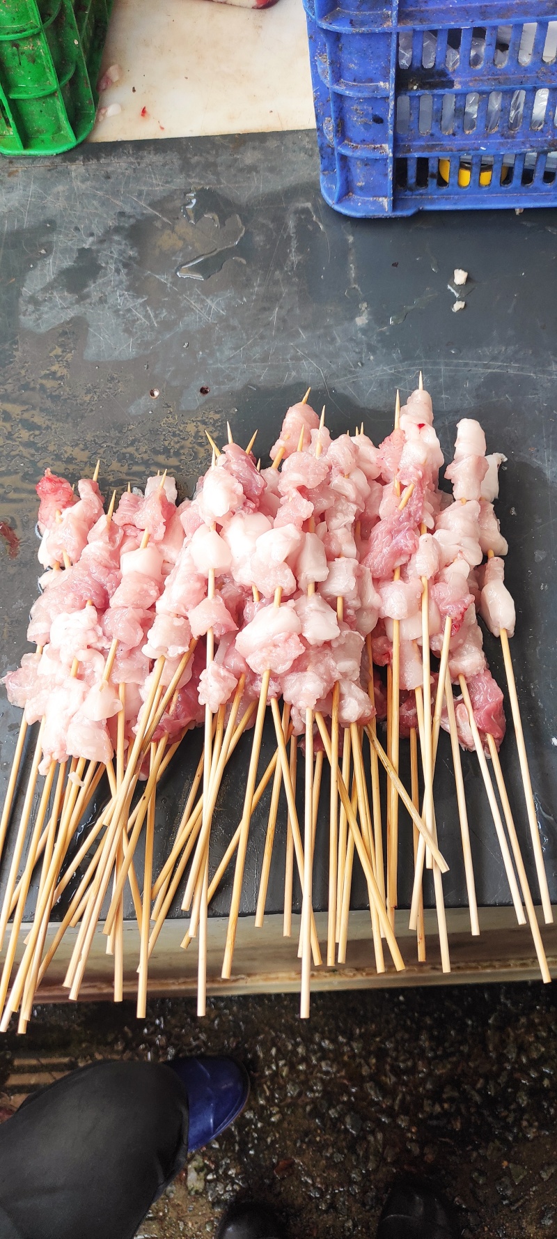 鳄鱼肉串