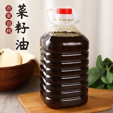 纯正鲜榨菜籽油本地菜籽非转基因