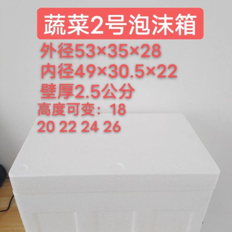 平面2号泡沫箱蔬菜水果泡沫包装泡沫箱批发泡沫箱厂