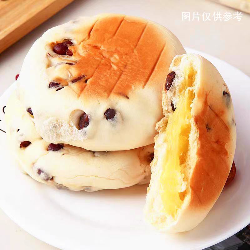 2025年新品红豆奶酪包豆沙包爆浆红豆面包整箱批发厂家直供