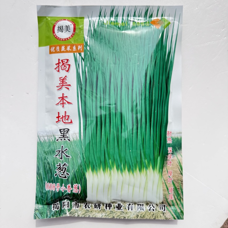 揭美本地黑水葱种子耐热硬尾黑叶厚叶小香葱种籽香味浓