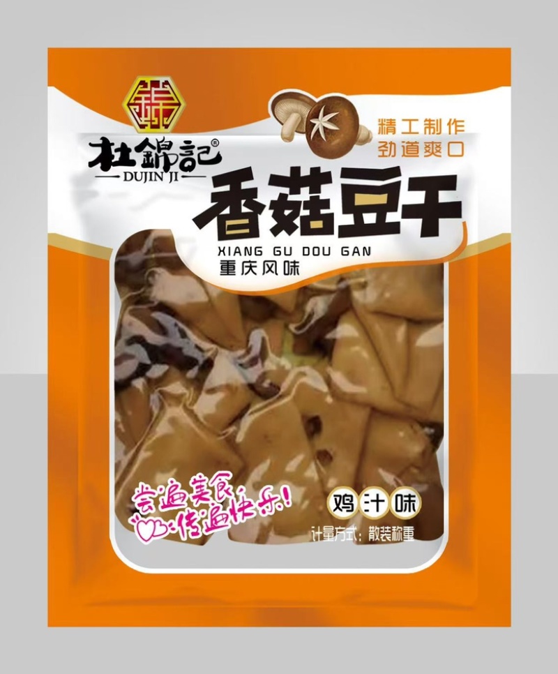 香菇豆干手磨豆干抖音快手拼多多一件代发