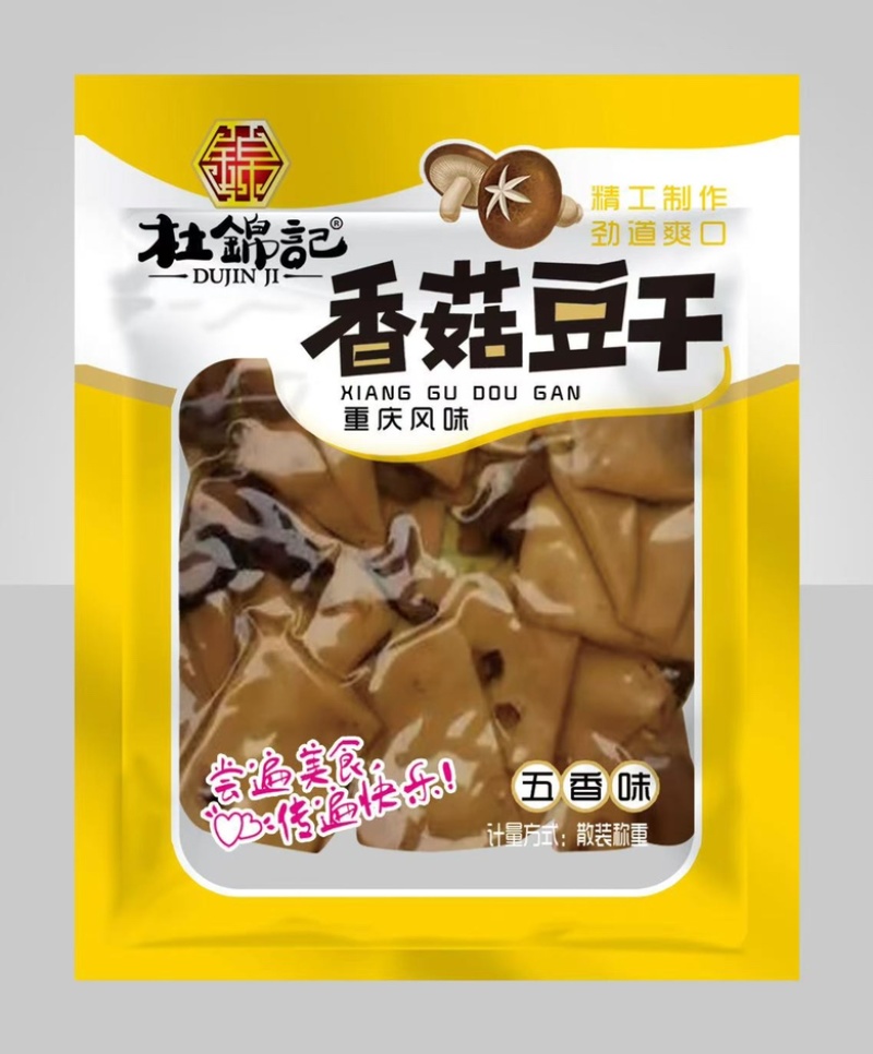 香菇豆干手磨豆干抖音快手拼多多一件代发