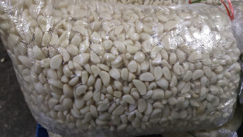 去皮蒜米