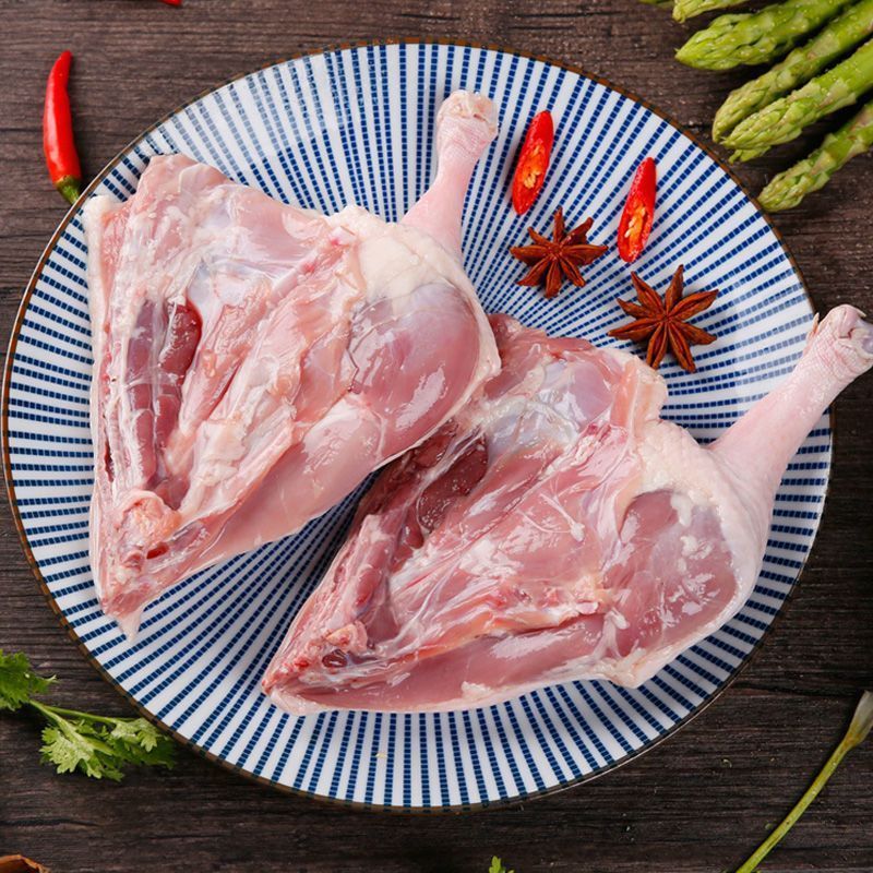 众客冰鲜鸭边腿冷冻纯干鸭腿鸭边腿肉整箱批发饭店卤味烧