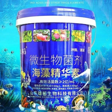 海藻精华素冲施肥桶肥水溶肥海藻肥养根壮颗膨果