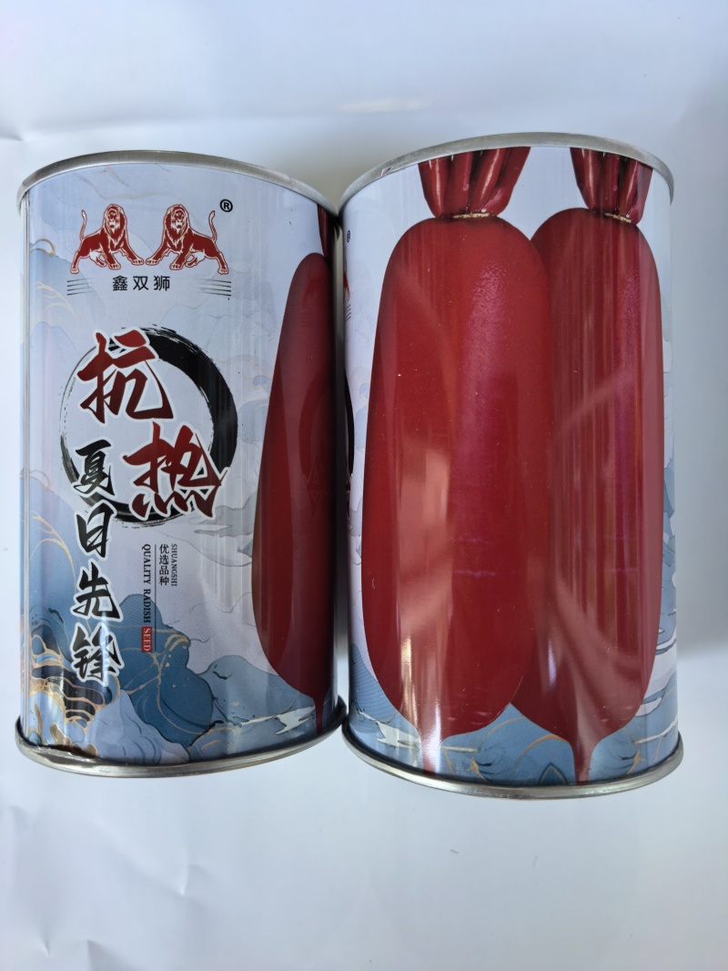 杂交大红袍萝卜种子抗热夏日先锋红皮白肉夏秋水果红萝卜种子