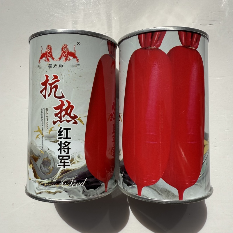 抗热红将军萝卜种子高产抗病耐热不糠心红萝卜