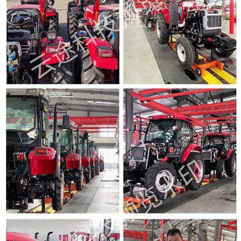 轮式拖拉机源头厂家，四驱拖拉机，耕地犁地播种拖拉机，