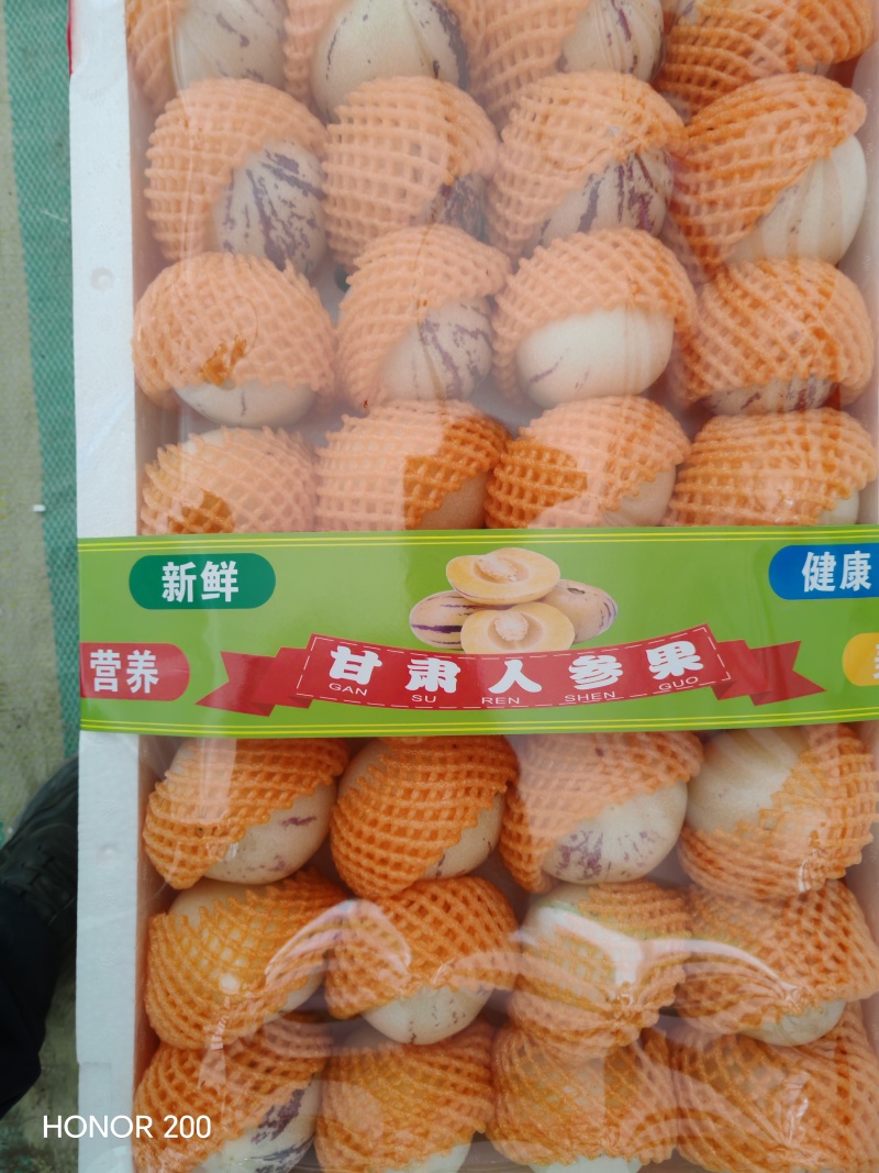 民勤县人参果花纹果打板货小花纹小白果大白果