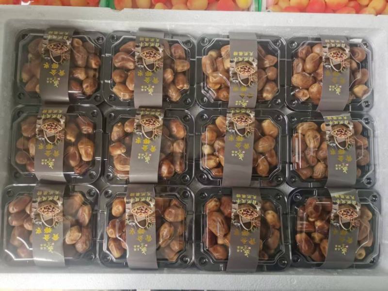 【品质保障】辽宁黄金椰枣黑钻椰枣量大优惠可视频看货