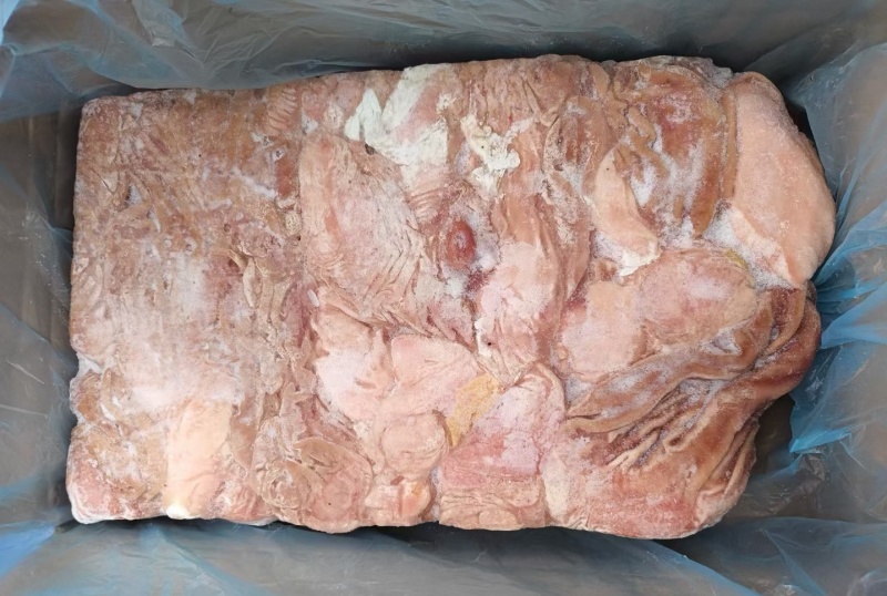 纯干猪大肚，整肚带肚头肚尾24斤，鲜冻去油干净生猪肚