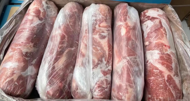梅花肉，猪肉，一号肉鲜冷冻猪颈肉猪梅花肉猪颈背肌肉，