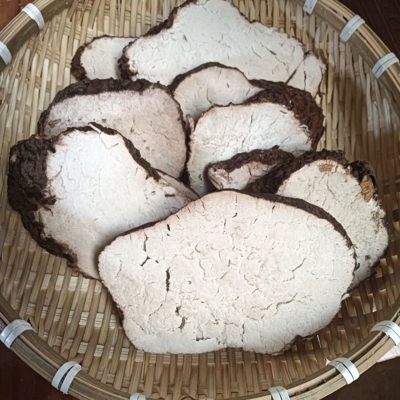 白茯苓原只手工切片干货无硫