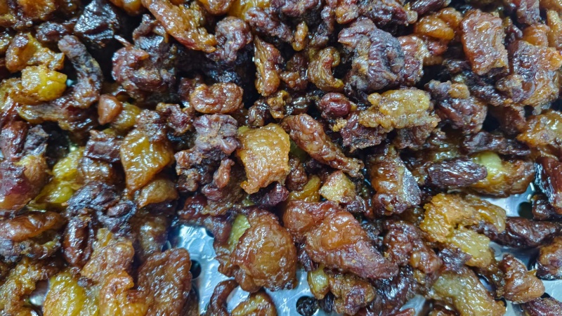 嗷嗷香的小块肉干吃起来方便又卫生原味孜然味香辣味